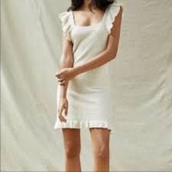 New Anthropologie white crochet dress small - Picture 1 of 8